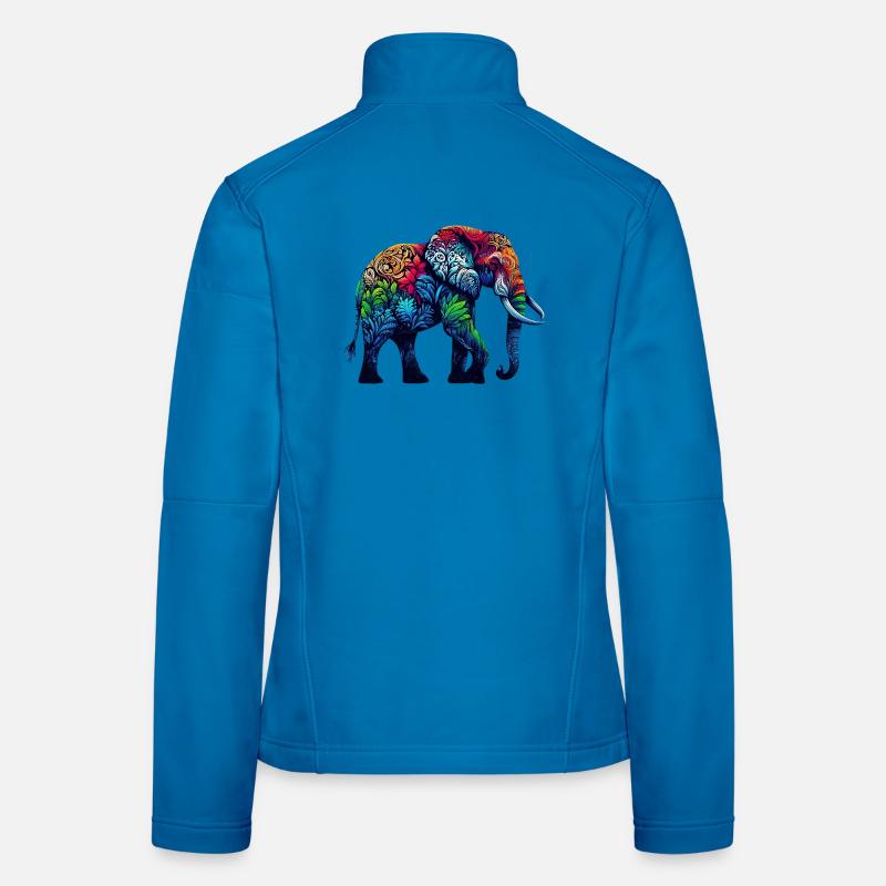 Éléphant Veste en tissu softshell Femme