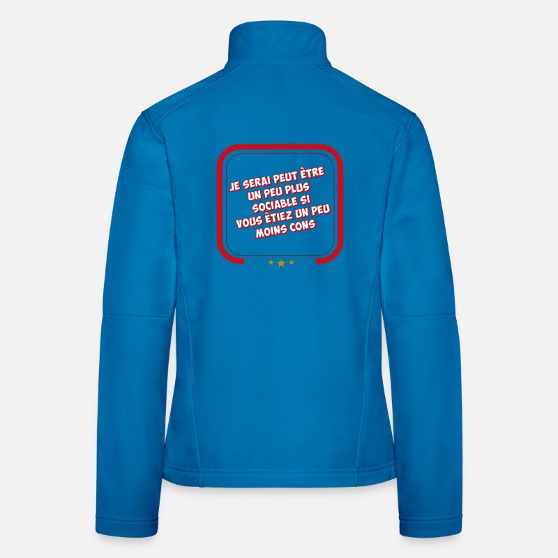 Maybe I'll be more sociable Women's Softshell Jacket