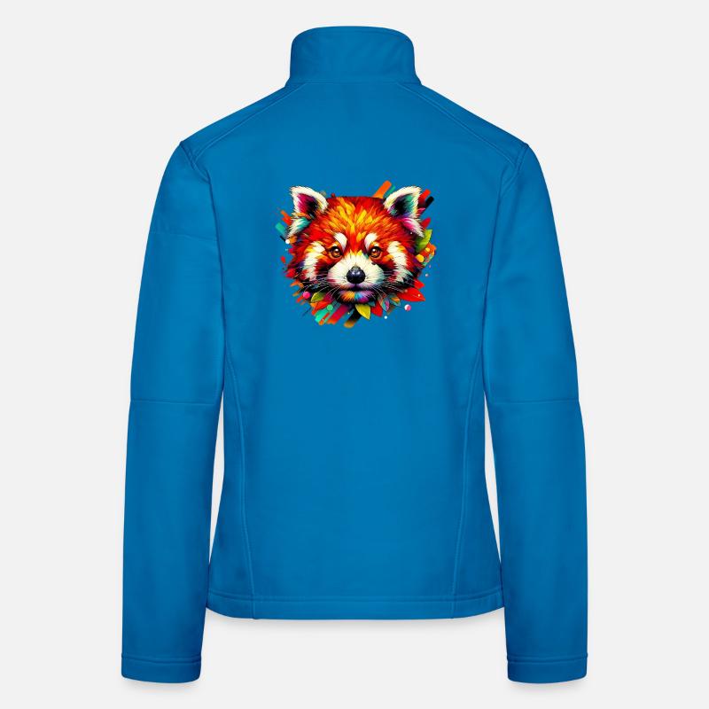 Red panda Women's Softshell Jacket