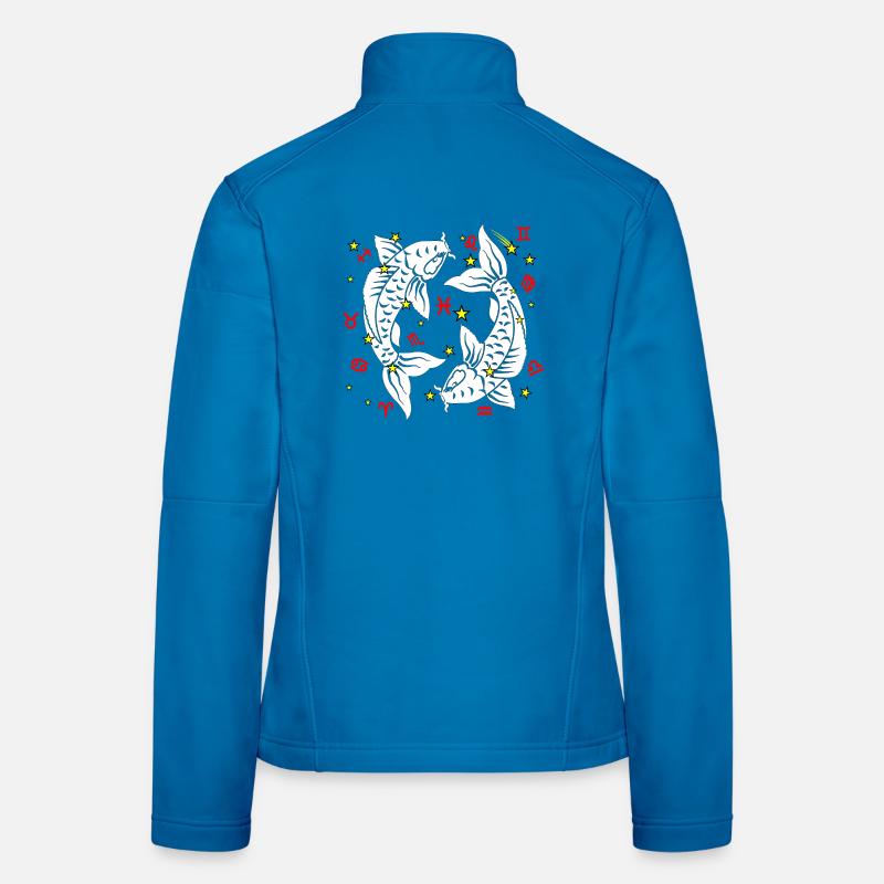 Fischfarbe Frauen Softshelljacke