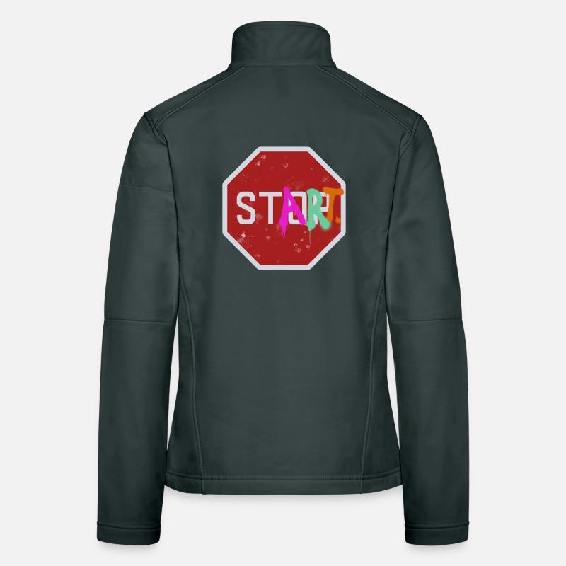 Stop start Women's Softshell Jacket