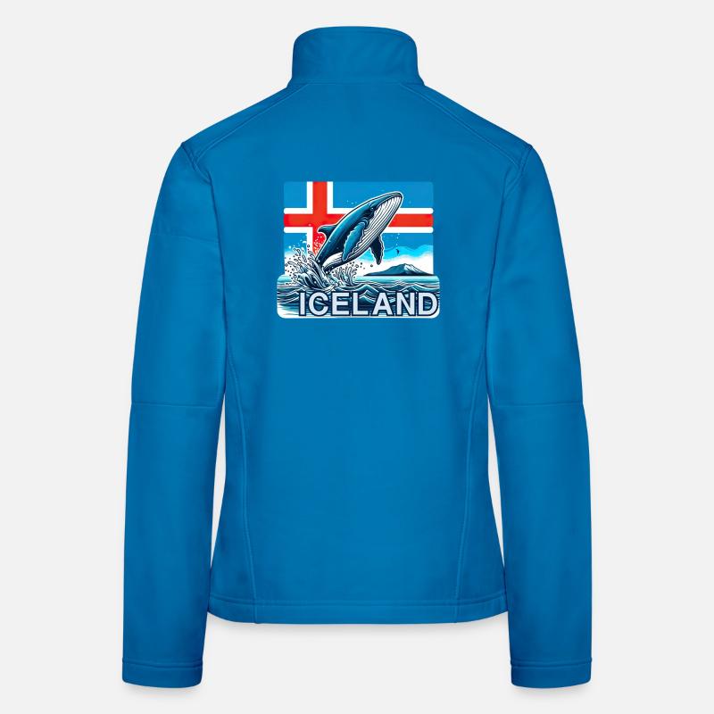 iceland Iceland 10 - Women's Softshell Jacket - light blue