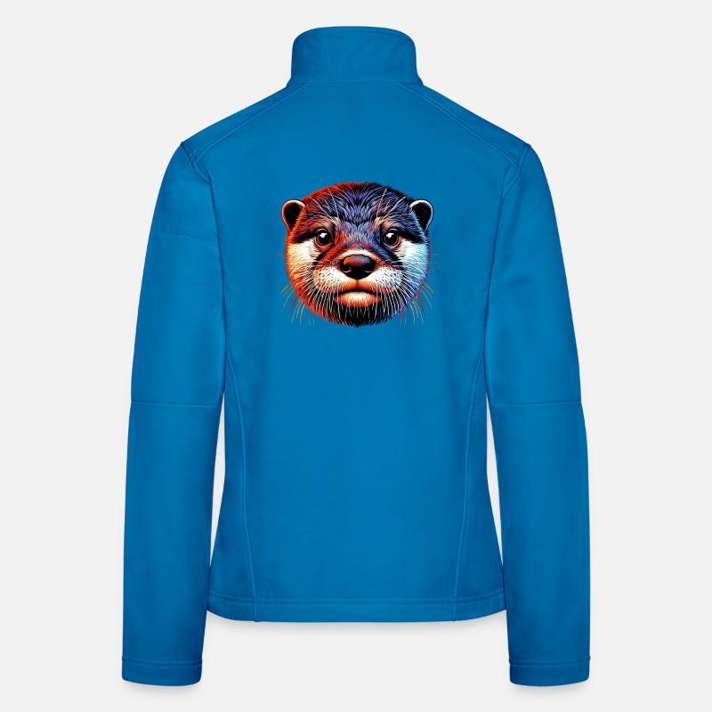 Loutre Veste en tissu softshell Femme
