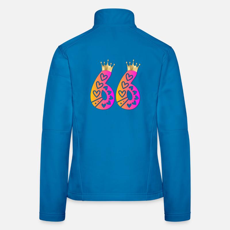 66th Birthday - Krone Women's Softshell Jacket