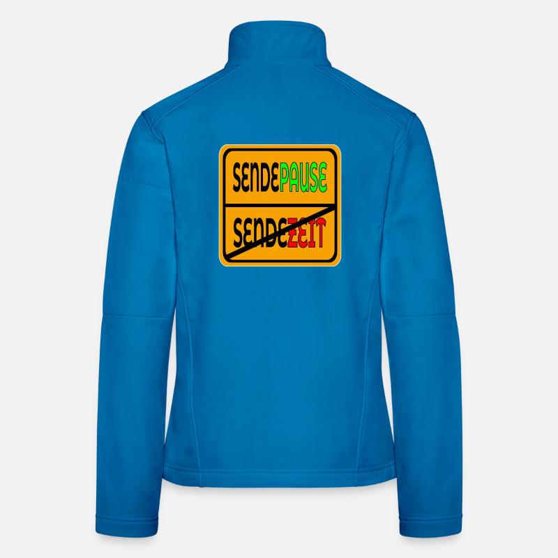 SENDEZEIT SENDEPAUSE Frauen Softshelljacke