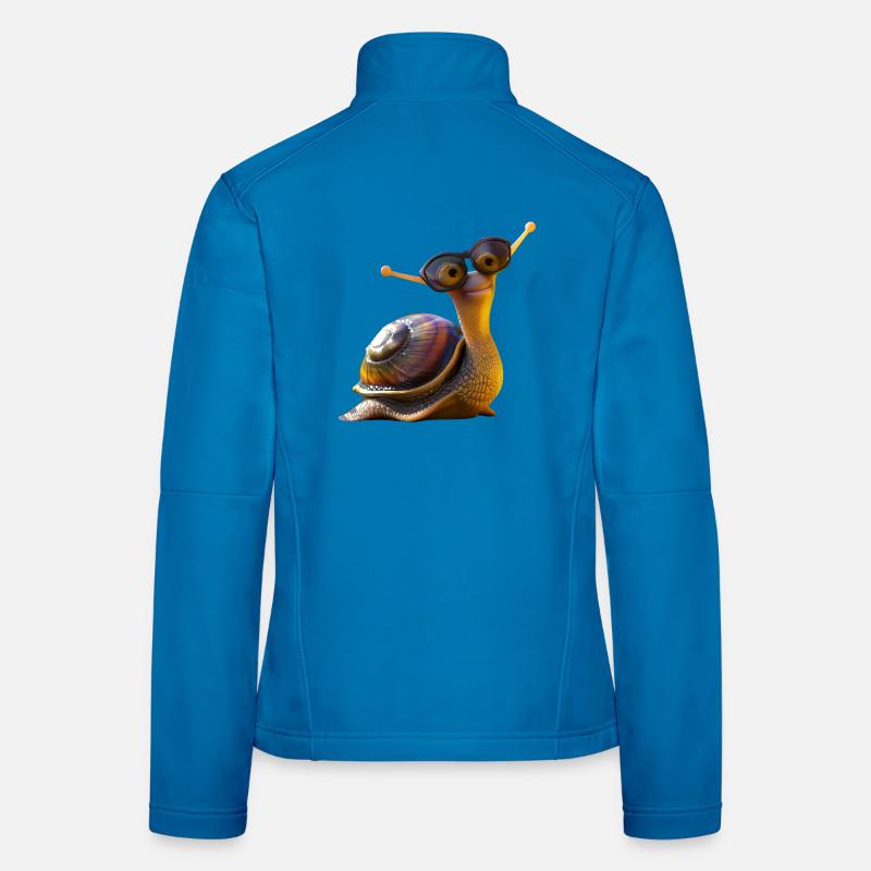 Snail Vineyard Snail Shell Snails Women's Softshell Jacket