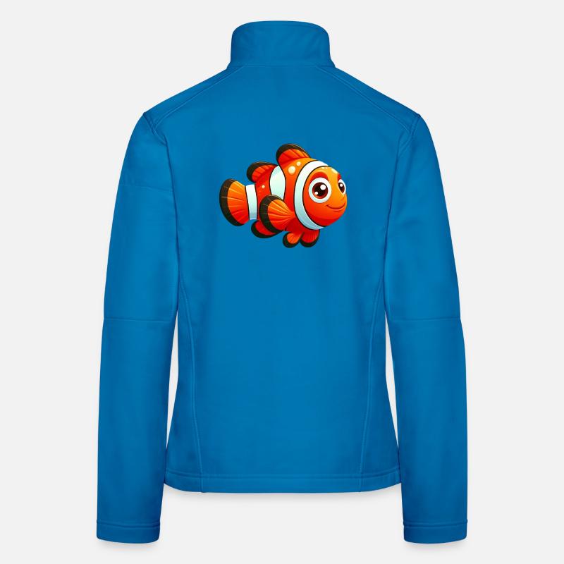 Clownfisch Frauen Softshelljacke