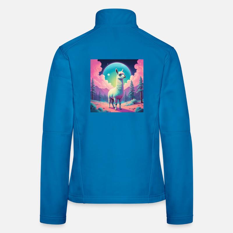 Lama dramatique Veste en tissu softshell Femme