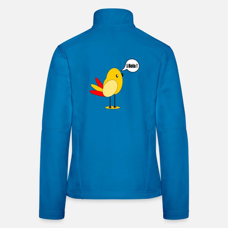 SPANIEN LÄNDERFAHNE SPANISCH VOGEL Frauen Softshelljacke