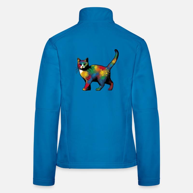 Chat Veste en tissu softshell Femme