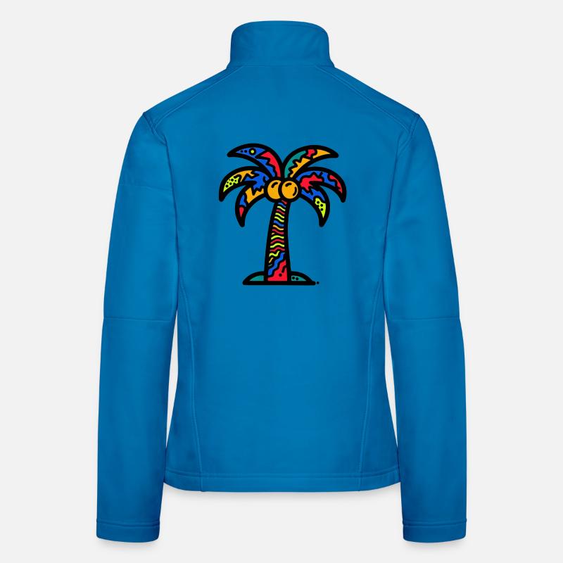 Palm tree Women's Softshell Jacket