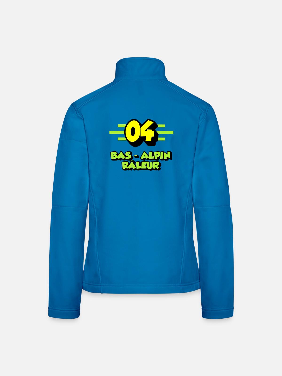 Grumbling Alpine Bottom - Women's Softshell Jacket - light blue - Back