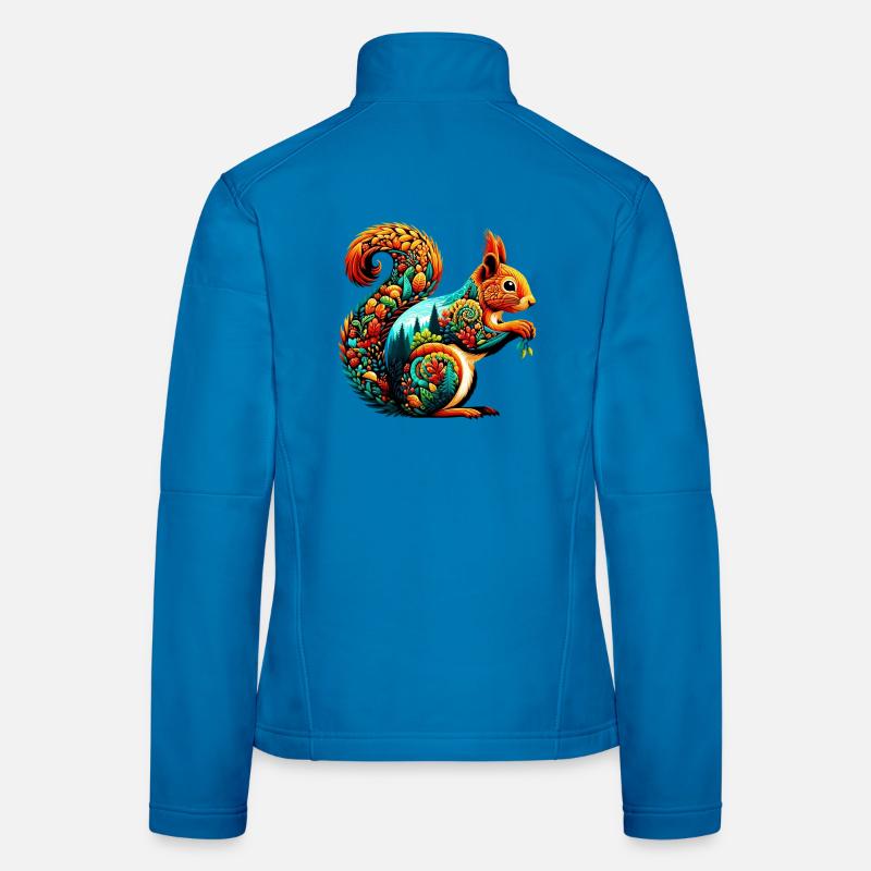 Eichhörnchen Frauen Softshelljacke