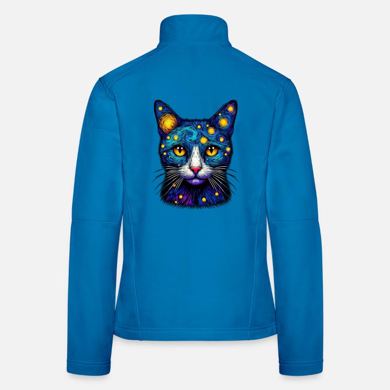 Chat Veste en tissu softshell Femme