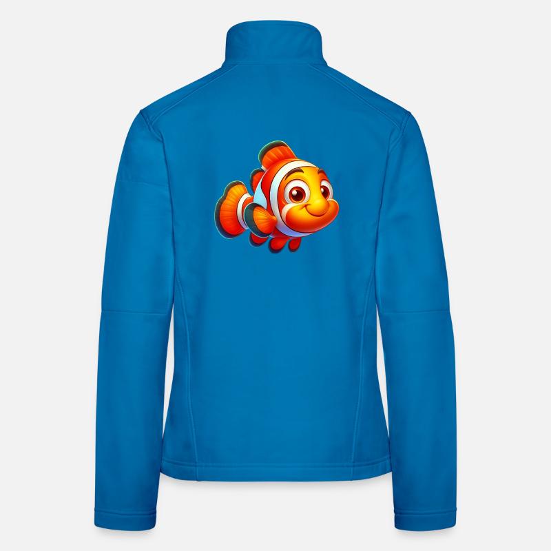 Clownfische Frauen Softshelljacke