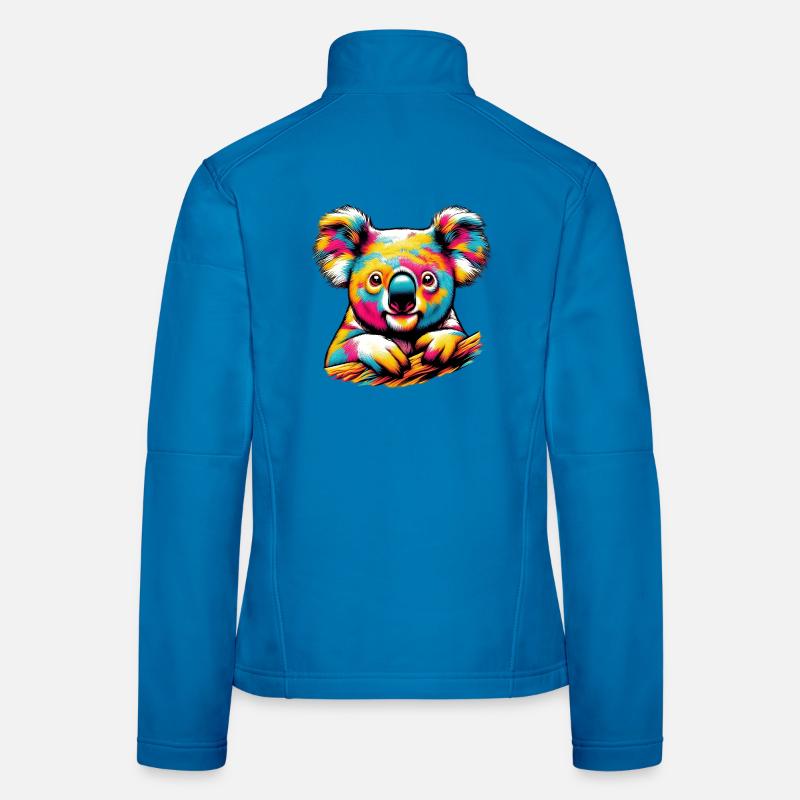 Koala - Frauen Softshelljacke - Lichtblau