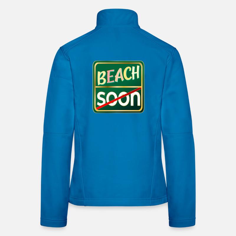 BEACH SUMMER VACATION Women's Softshell Jacket