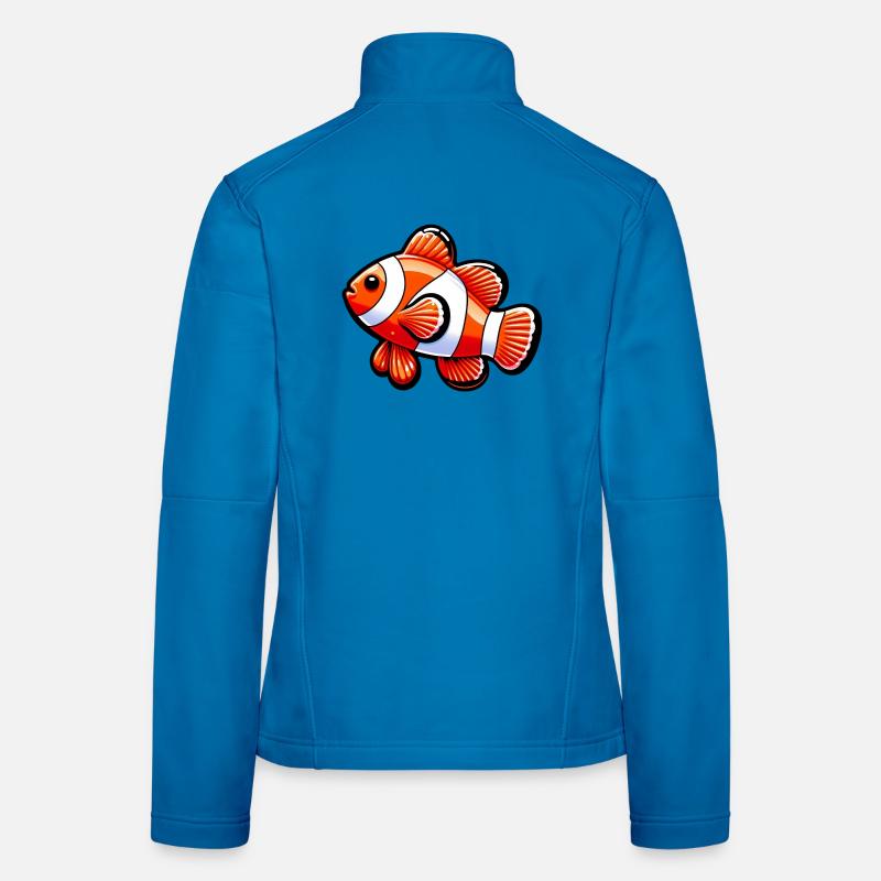 Clownfisch Frauen Softshelljacke