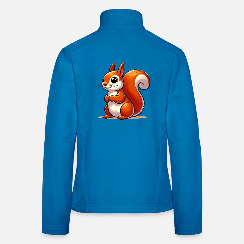 Eichhörnchen Frauen Softshelljacke