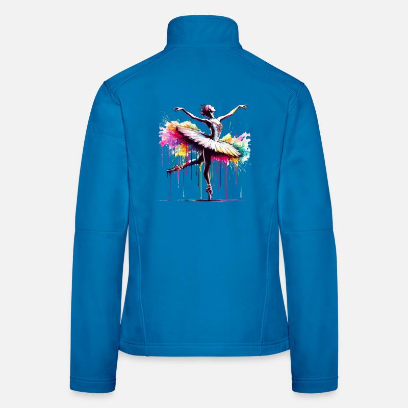 Ballet dancer with tutu Women's Softshell Jacket
