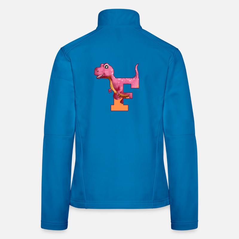 F - DINOSAUR, customizable Women's Softshell Jacket