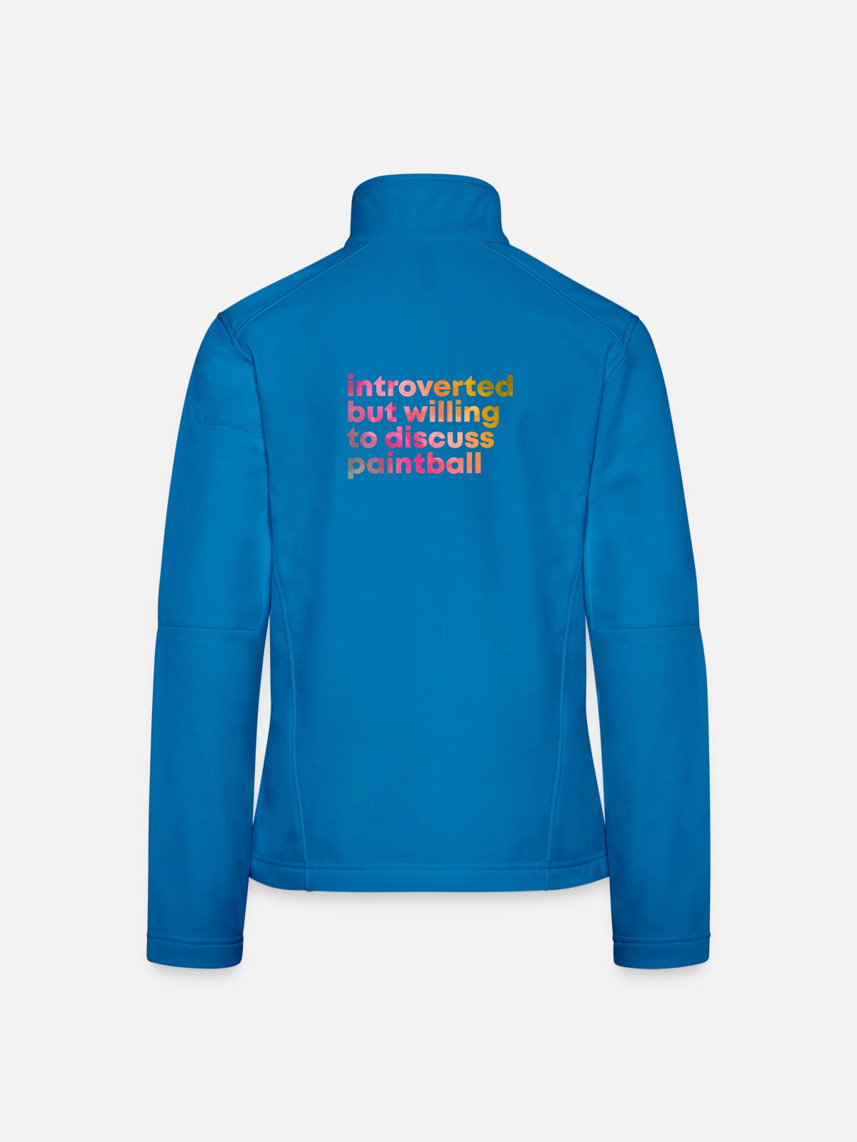 Paintball Paintball Paintball - Women's Softshell Jacket - light blue - Back