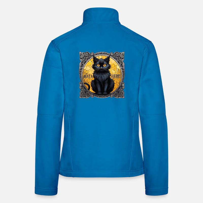 Chat Noir Mala Suerte Veste en tissu softshell Femme