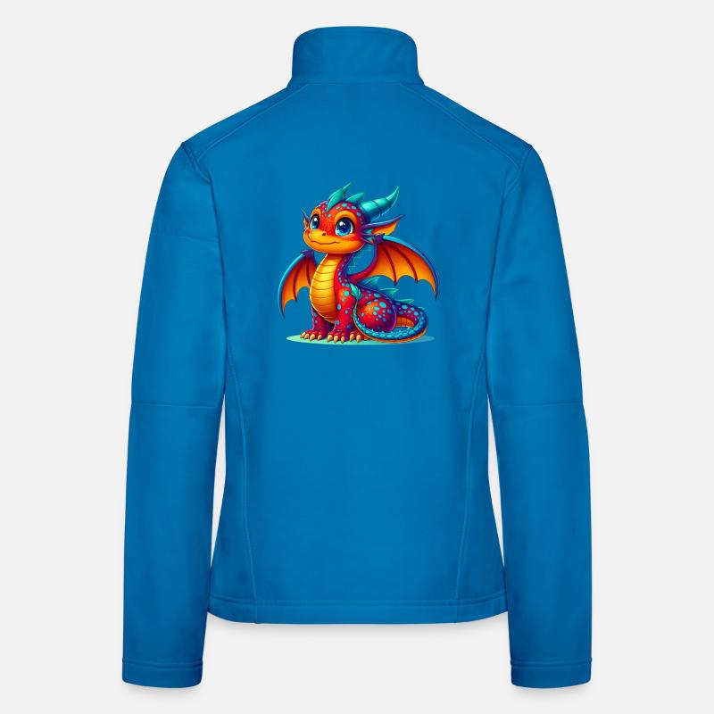 Drache Frauen Softshelljacke