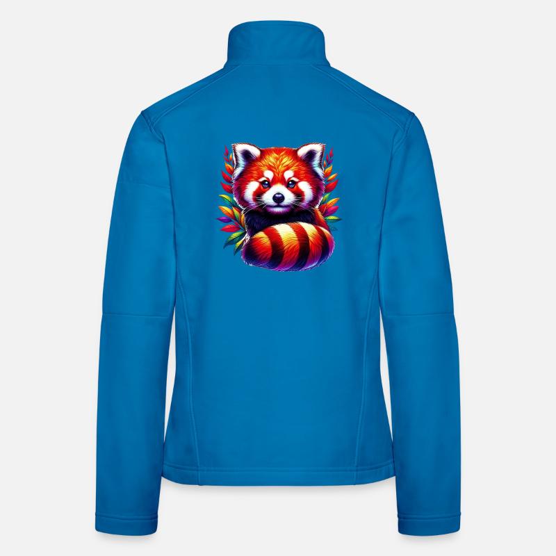 Petit panda Veste en tissu softshell Femme