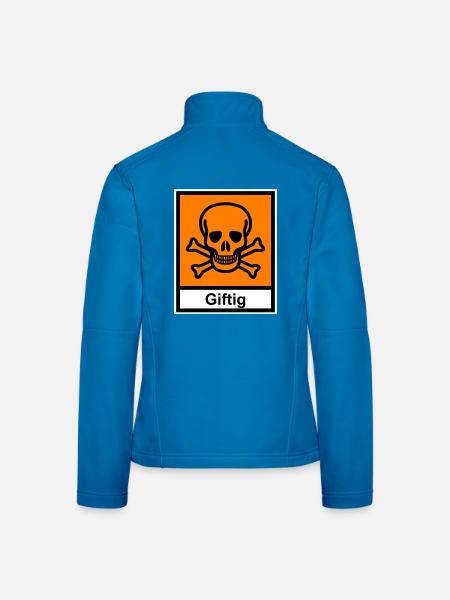 Poisonous - Women's Softshell Jacket - mouse grey - Back