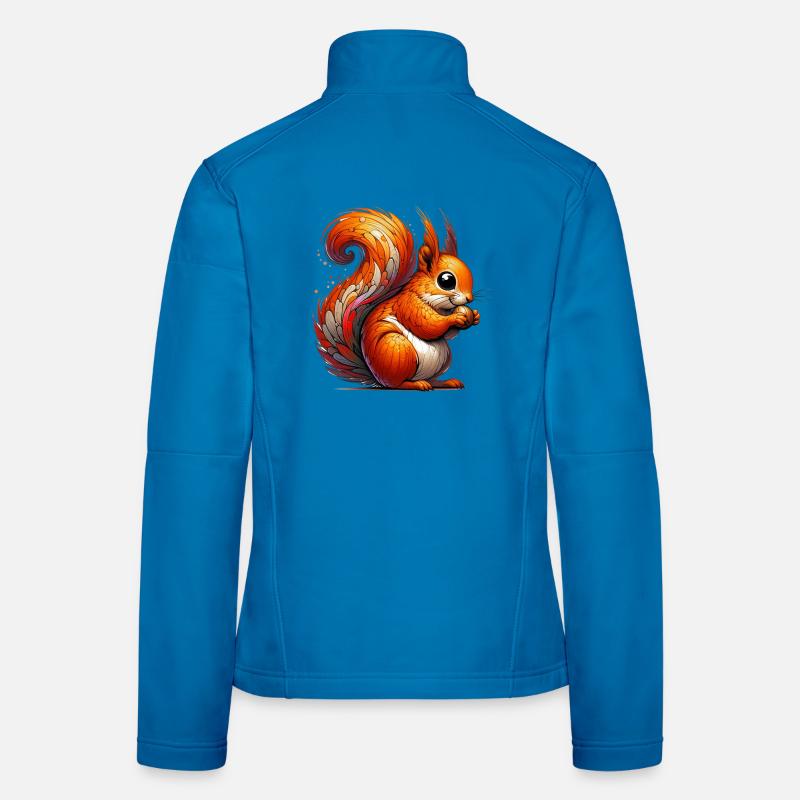 Eichhörnchen Frauen Softshelljacke
