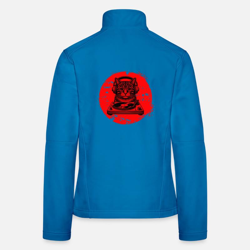 DJ Katze Frauen Softshelljacke