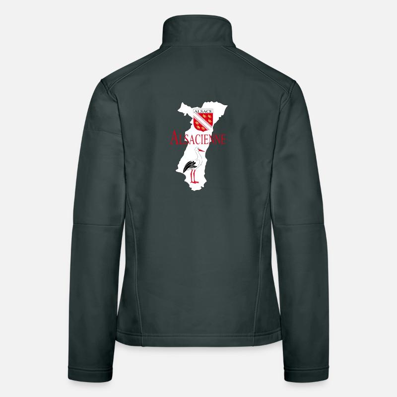Elsässisch Frauen Softshelljacke