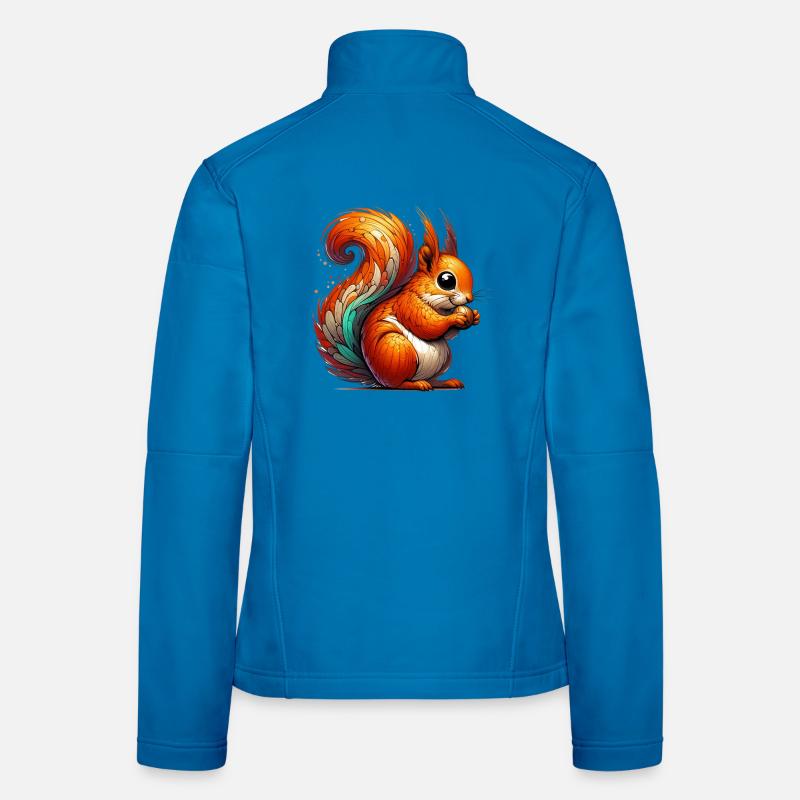 Eichhörnchen Frauen Softshelljacke