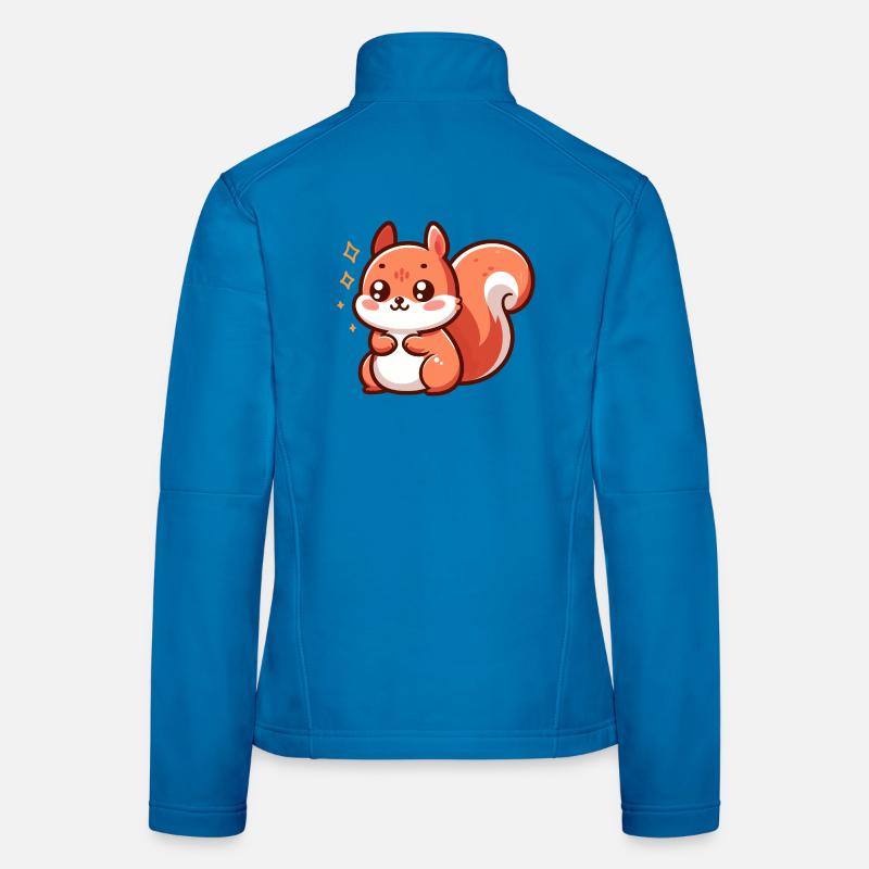 Cute little squirrel Women's Softshell Jacket