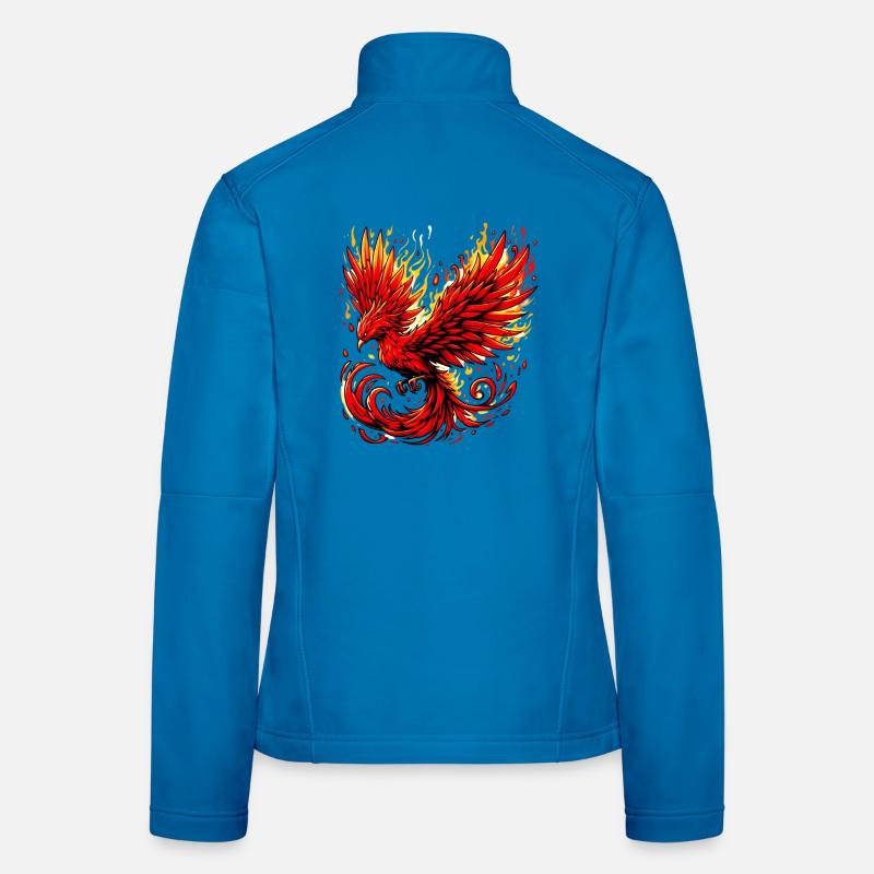 Phénix rouge Veste en tissu softshell Femme
