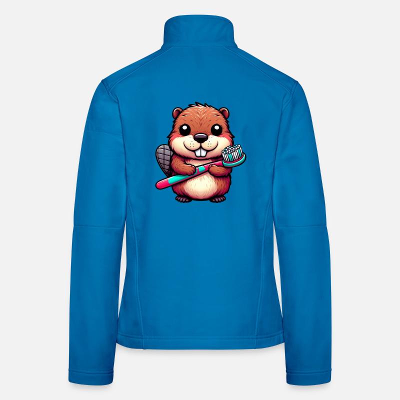 Castor Veste en tissu softshell Femme