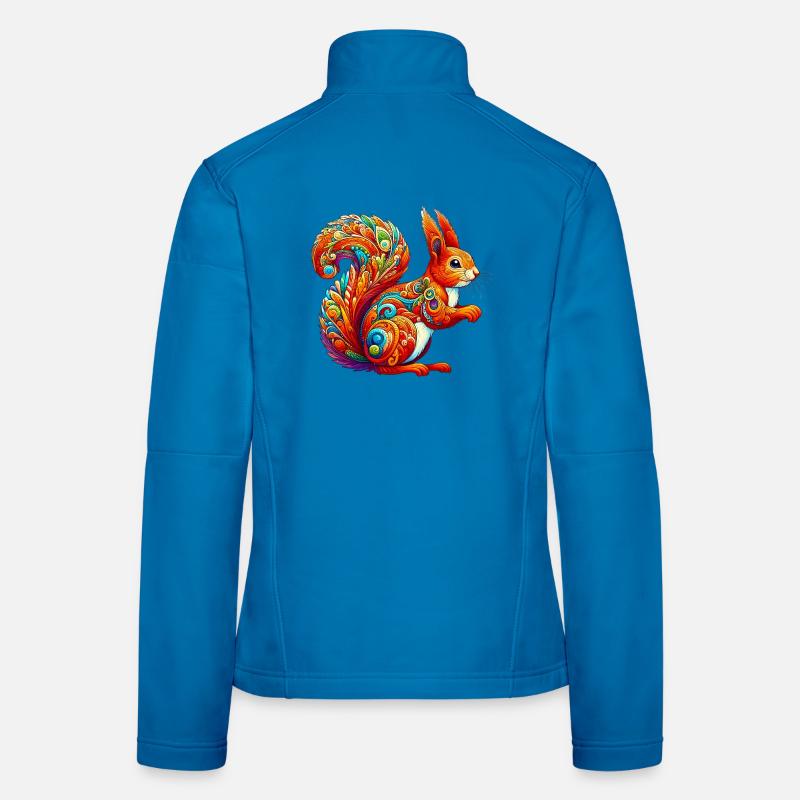 Eichhörnchen Frauen Softshelljacke