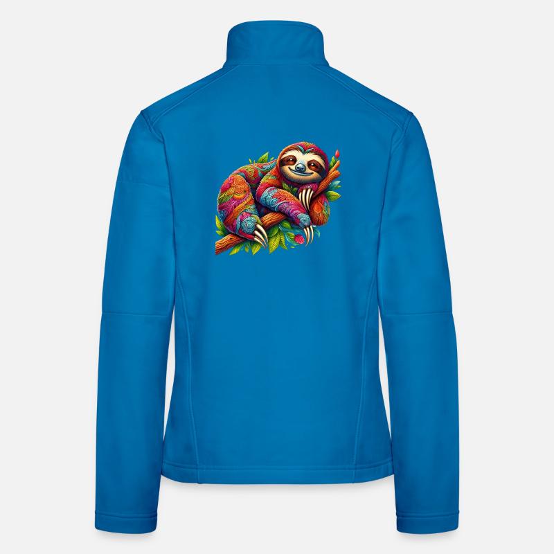 Faultier Frauen Softshelljacke