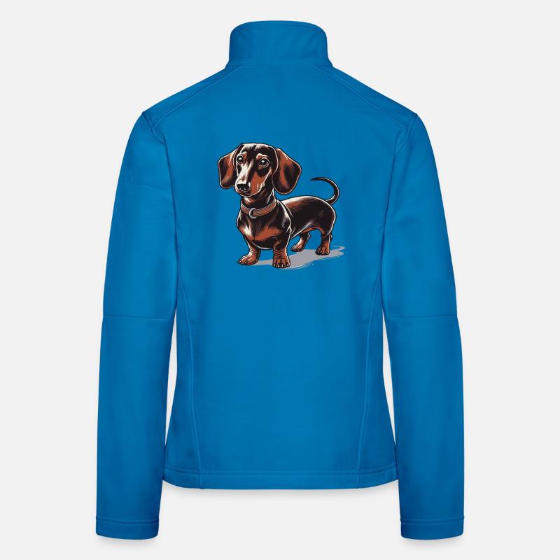 Dackel Frauen Softshelljacke