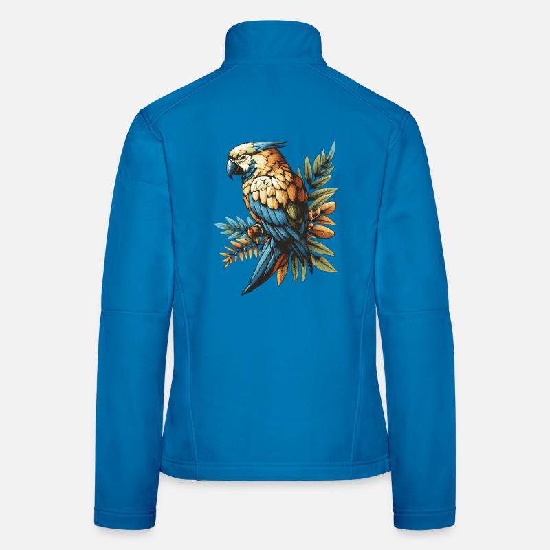 Papagai - Frauen Softshelljacke - Lichtblau