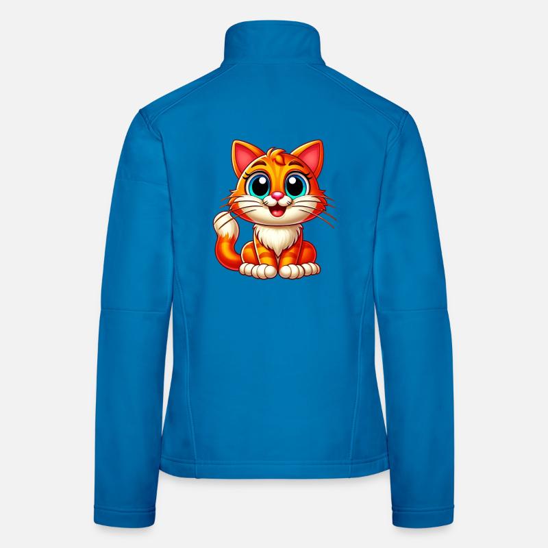 Katze Frauen Softshelljacke