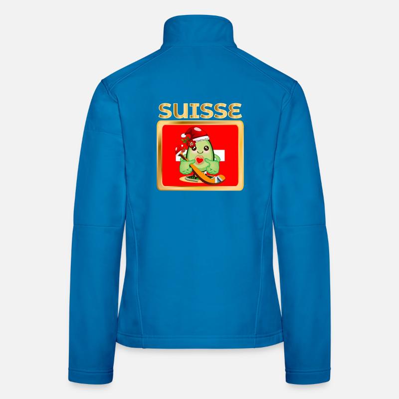 Weihnachtsmann SCHWEIZER EISHOCKEY-ANWALT Frauen Softshelljacke