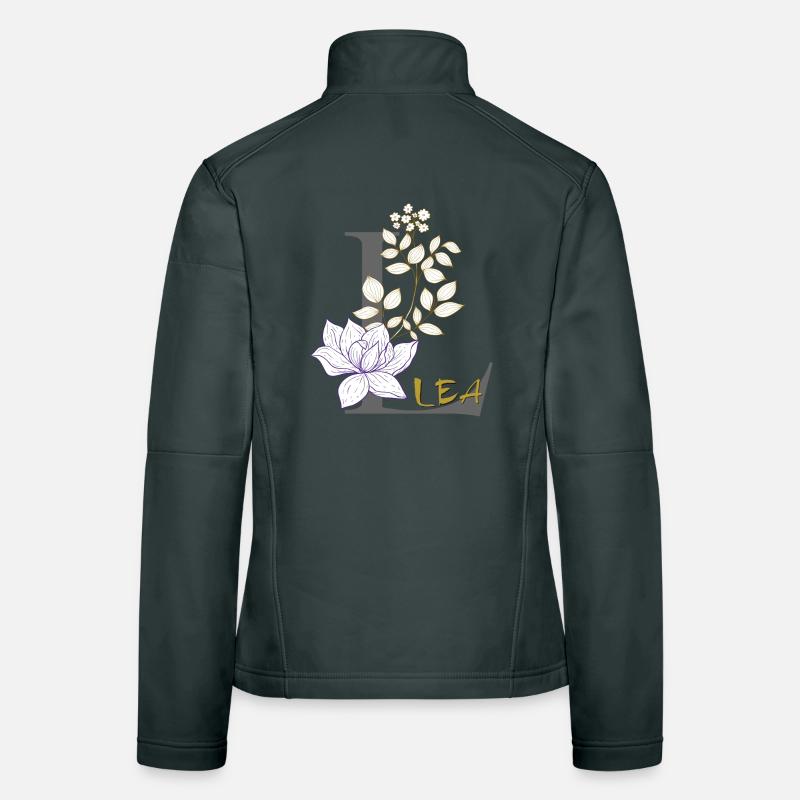Buchstabe L Initiale Lea Frauen Softshelljacke