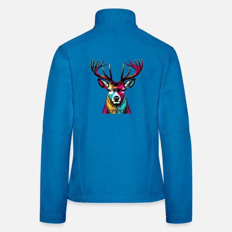 Hirsch Frauen Softshelljacke