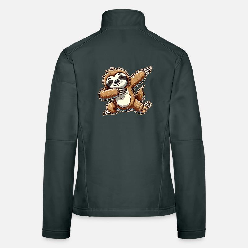 Dabbing Sloth Dab Dancing Gift Gift Idea Women's Softshell Jacket