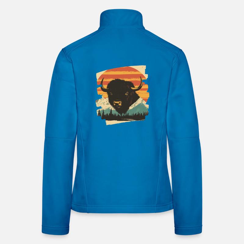 Bison Retro Women's Softshell Jacket