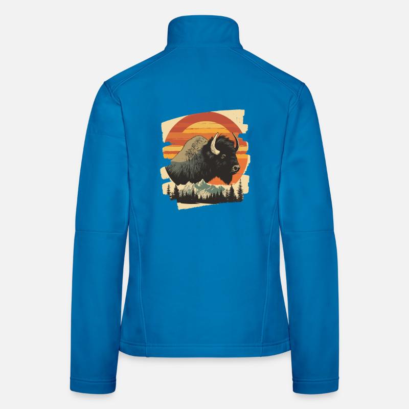 Bison Retro Women's Softshell Jacket