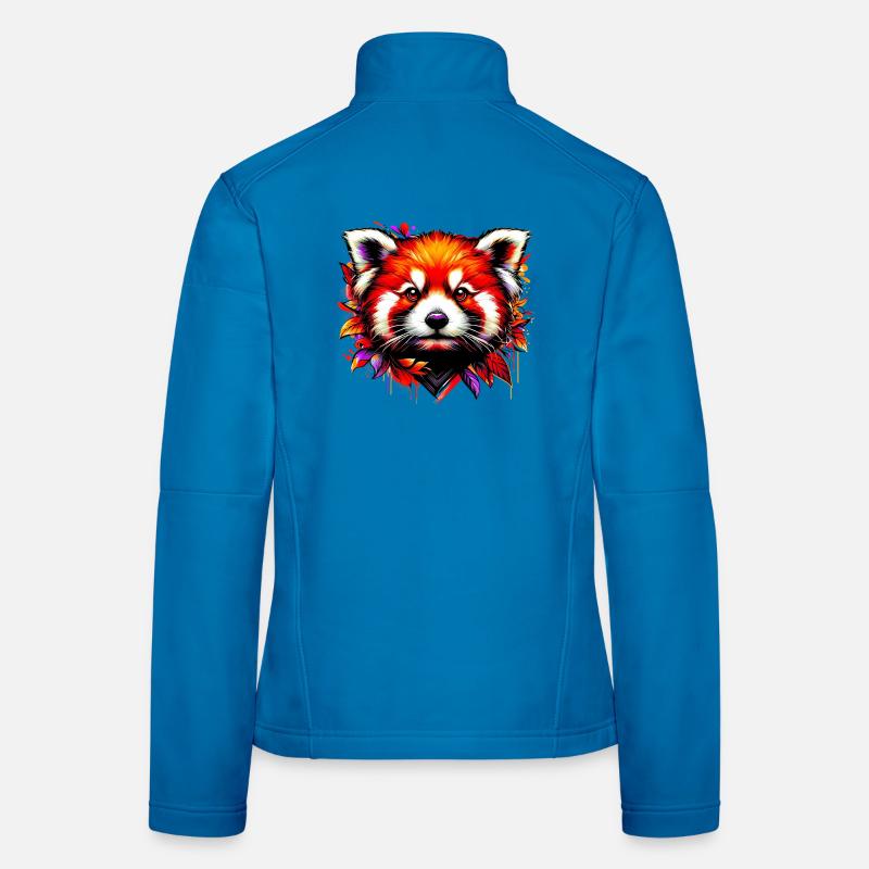 Petit panda Veste en tissu softshell Femme