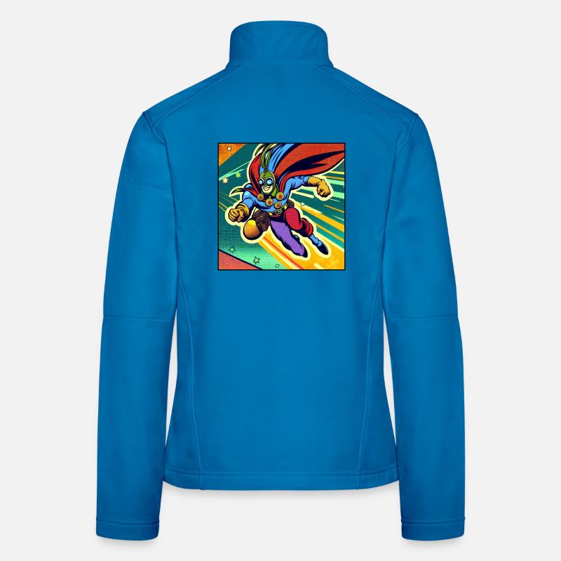 Super-héros Veste en tissu softshell Femme